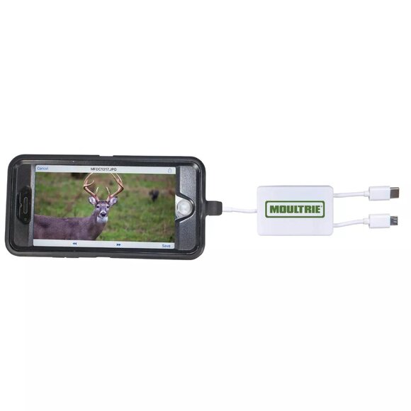 Moultrie Smartphone SD Card Reader Gen3 For Android/Apple, lightning/Micro NEW! - Picture 3 of 5